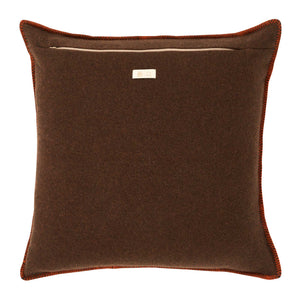 Copricuscino in Lana con Lavorazione Jacquard - Face