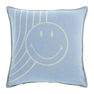 Copricuscino in Lana con Lavorazione Jacquard - Face