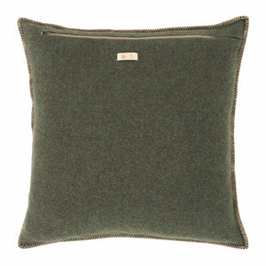 Copricuscino in Lana con Lavorazione Jacquard - Face