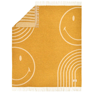Plaid in Lana con Lavorazione Jacquard - Face