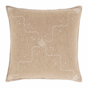 Copricuscino in Lana con Lavorazione Jacquard - Pattern