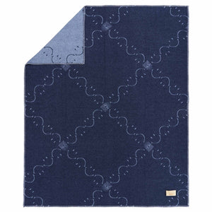 Plaid in Lana con Lavorazione Jacquard - Pattern
