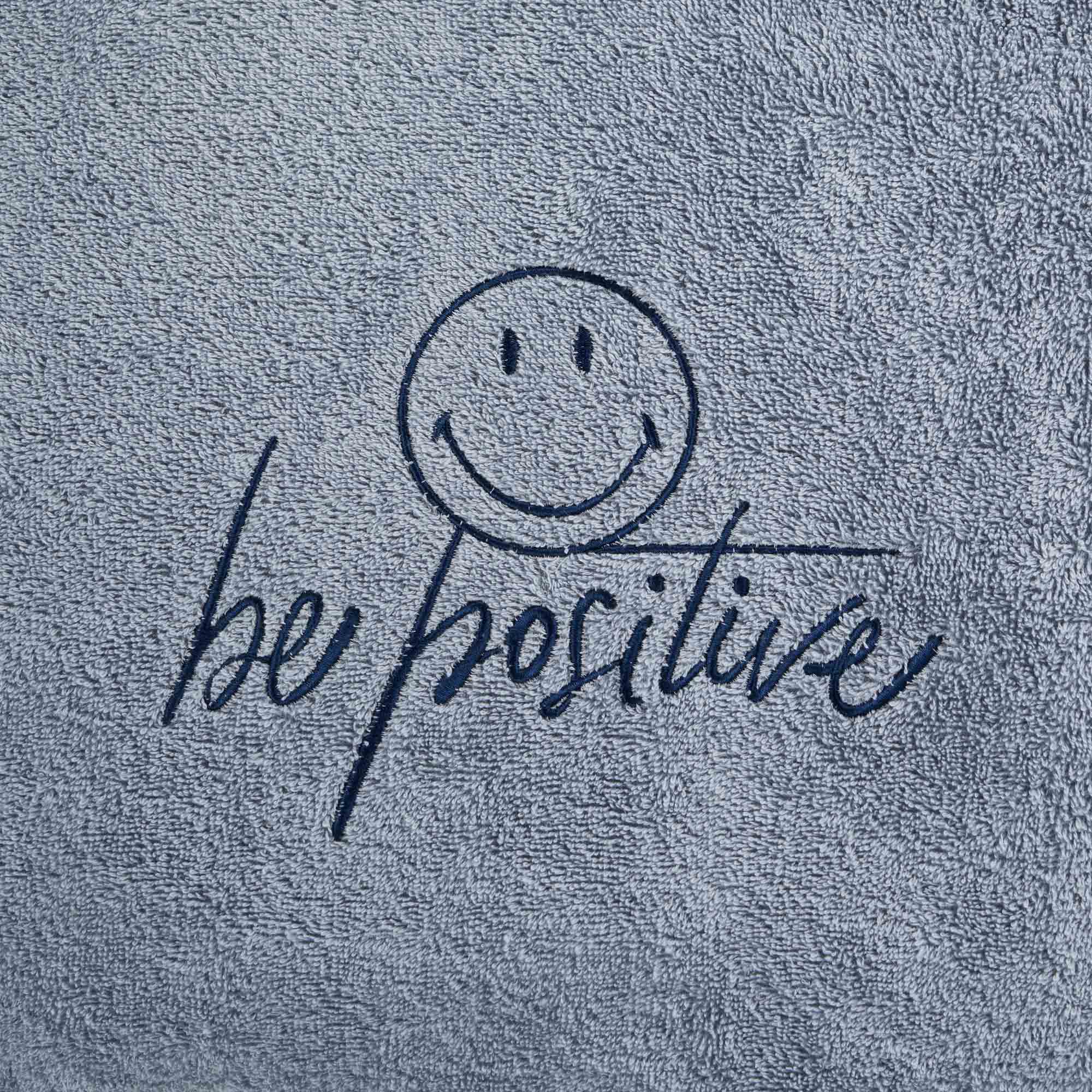 Accappatoio con Cappuccio in Spugna di Cotone - Be Positive