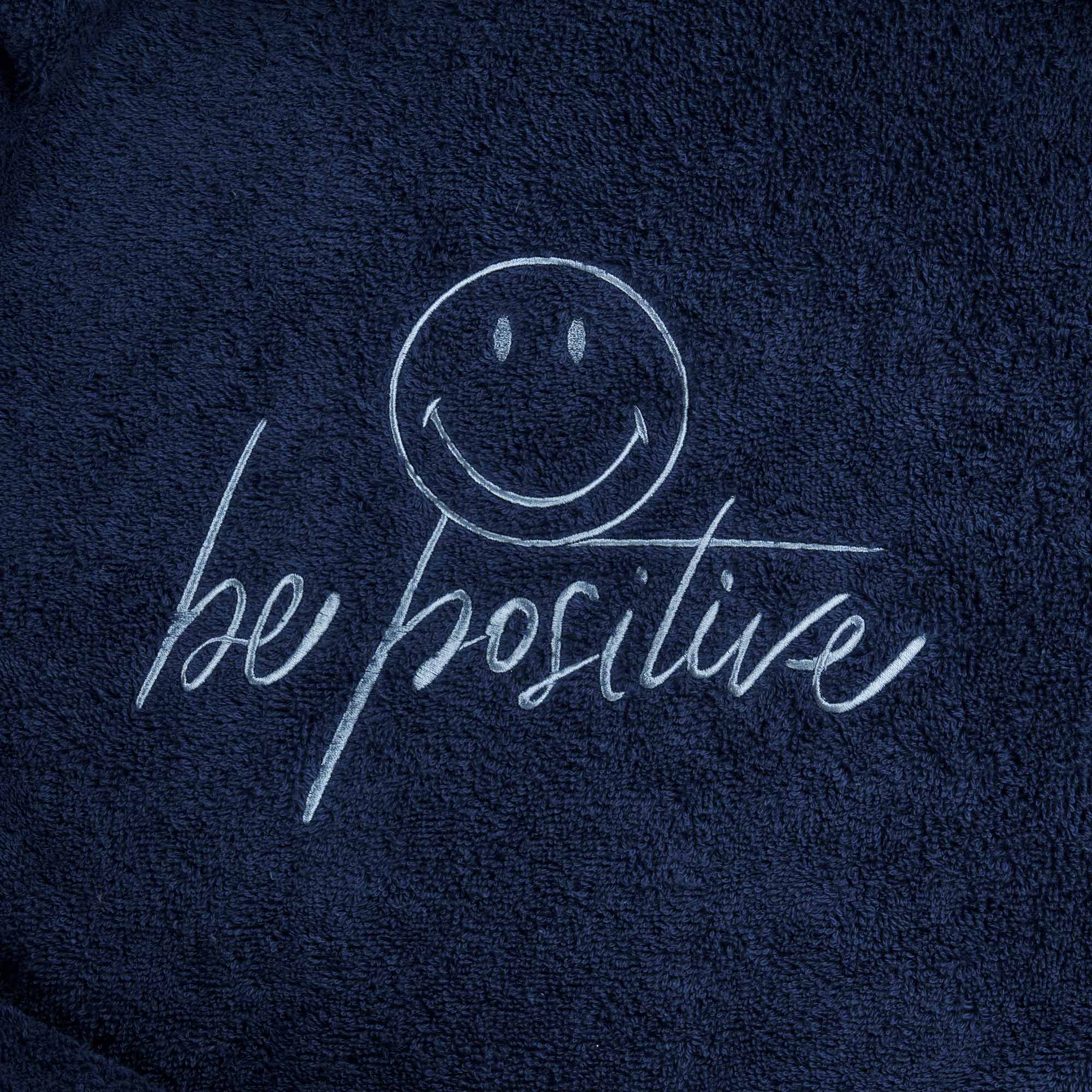 Accappatoio con Cappuccio in Spugna di Cotone - Be Positive