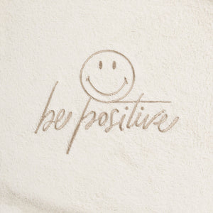 Telo Bagno in Spugna di Cotone Ricamato - Be Positive