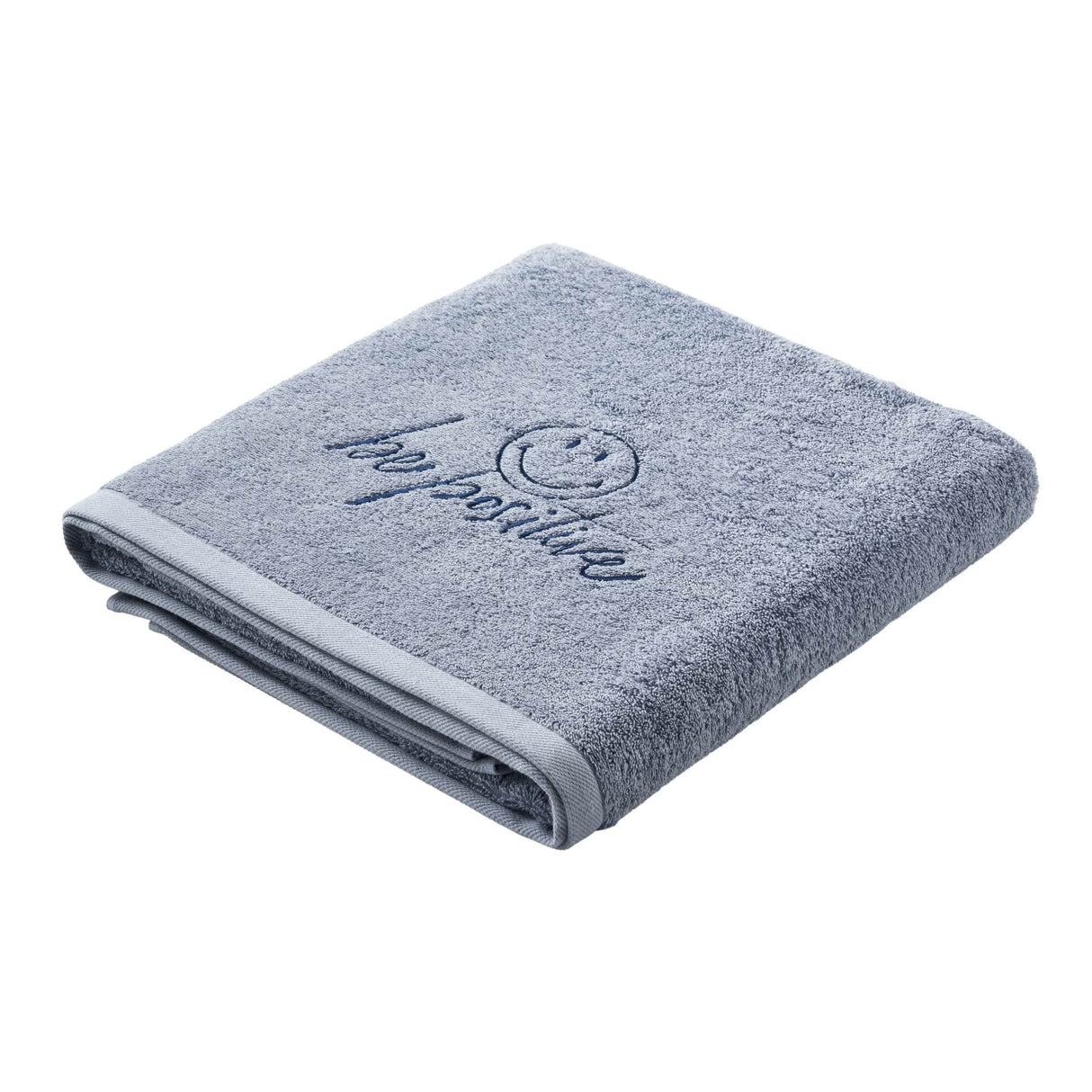 Telo Bagno in Spugna di Cotone Ricamato - Be Positive