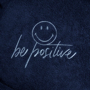 Telo Bagno in Spugna di Cotone Ricamato - Be Positive