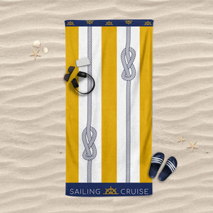 Telo Mare in Spugna di Puro Cotone Jacquard - Savoia