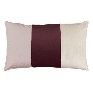 Cuscino in Velluto con Tecnica Patchwork Rettangolare - Arcimboldi Patchwork