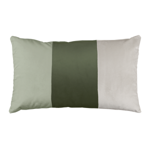 Cuscino in Velluto con Tecnica Patchwork Rettangolare - Arcimboldi Patchwork