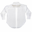 Camicia da Spiaggia in Puro Cotone Rigato - Beach Club