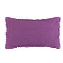 Cuscino in Cotone Stonewashed Jacquard Tinta Unita - Canestri