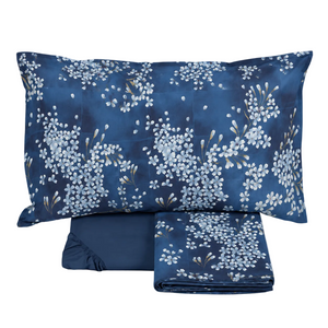 Completo Lenzuola in Percalle di Cotone - Kimono