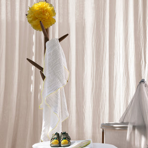 Copertina in Tessuto Jacquard Stonewashed - Crochet