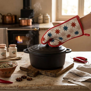 Guanto da Forno in Cotone Riciclato - Incanti