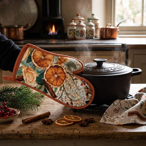 Guanto da Forno in Cotone Riciclato - Profumi