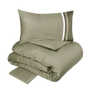 Completo Copripiumino in Raso di Puro Cotone - Kubric 60