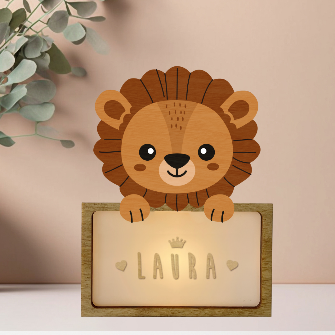Lampada da Tavolo Personalizzabile - Leone