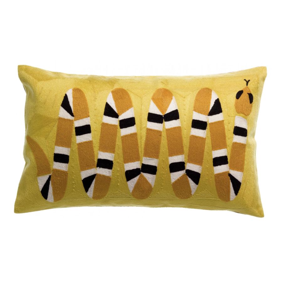 Cuscino in Puro Cotone Ricamato - Yoka