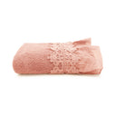 Telo Bagno in Spugna di Cotone con Balza in Cotone Stonewashed - Ophelia