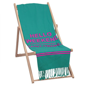 Telo Mare in Puro Cotone Nido D'ape - Hello Weekend