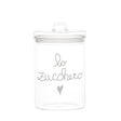 Barattolo in Vetro Borosilicato Serigrafato - Lo Zucchero Barattolo Simple Day Bianco 