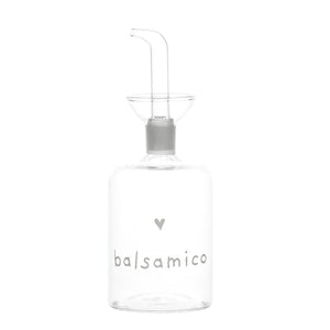 Bottiglia Aceto in Vetro Borosilicato Serigrafata - Balsamico Bottiglia Simple Day 