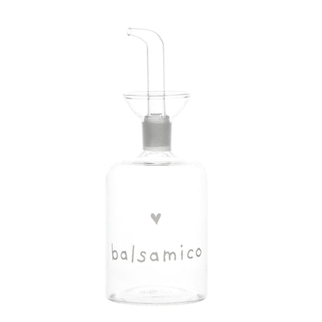 Bottiglia Aceto in Vetro Borosilicato Serigrafata - Balsamico Bottiglia Simple Day 