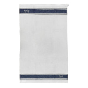 Canovaccio in Misto Lino e Cotone Jacquard - Lisola Canovaccio Lisola Blu 