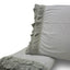 Completo Copripiumino in 100% Puro Cotone - Taba Copripiumino Creole Home Singolo Grigio 