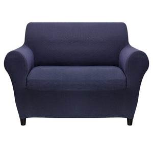 Copridivano in Cotone jacquard - Mario Copridivano Fazzini Copripoltrona Blu Quetzal 