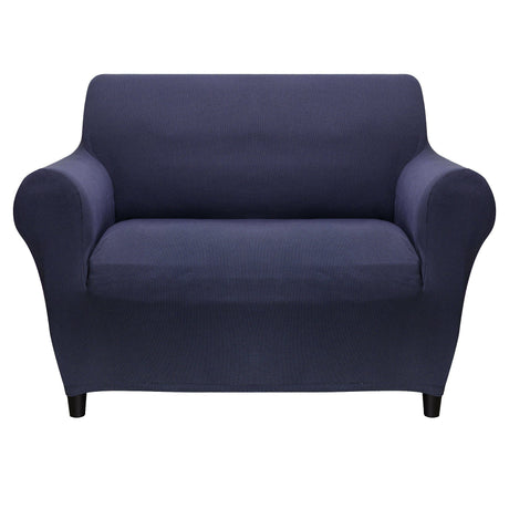 Copridivano in Cotone jacquard - Mario Copridivano Fazzini Copripoltrona Blu Quetzal 