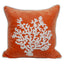 Cuscino in Puro Cotone Fantasia Corallo - Malte Cuscini Arredo Marinette Saint-Tropez 