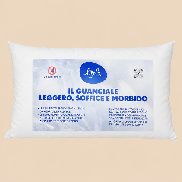 Guanciale in Piumino d'oca - Nuvoletta Guanciale Lisola 