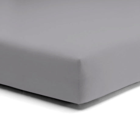 Lenzuolo da Sotto con angoli in Puro cotone Jersey no stiro - Makò Deluxe Lenzuolo Sotto Daunex Singolo Grafite 
