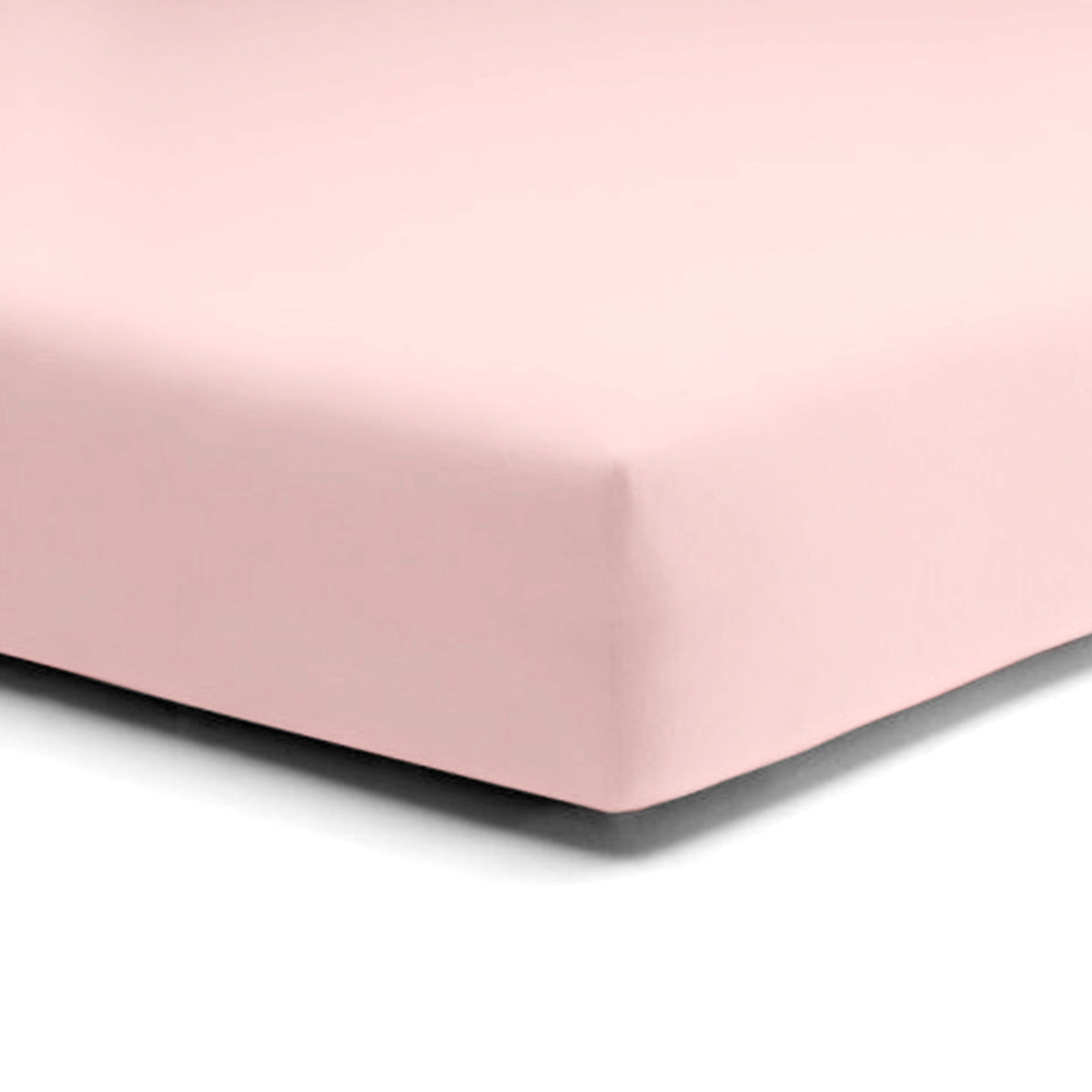 Lenzuolo da Sotto con angoli in Puro cotone Jersey no stiro - Makò Deluxe Lenzuolo Sotto Daunex Singolo Rosa 