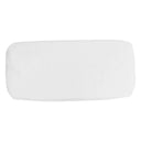 Lenzuolo Sotto con angoli in puro Cotone Tinta unita per bambini - Pix Lenzuolo Sotto Bambini Lisola Baby Culla (50x90) Bianco 