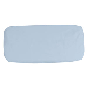 Lenzuolo Sotto con angoli in puro Cotone Tinta unita per bambini - Pix Lenzuolo Sotto Bambini Lisola Baby Culla (50x90) Cielo 