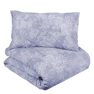 Parure Copripiumino in percalle di cotone - Kimono Copripiumino Fazzini Matrimoniale Blu 