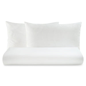 Parure Copripiumino in Puro cotone Tinta Unita - Tortona Copripiumino Lisola Basic Singolo Bianco 