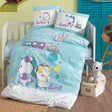 Parure Copripiumino per lettino in puro cotone con fantasia Baby Sweet - Daunex 