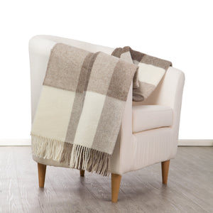 Plaid 100% Lana vergine - Iseo Check Plaid Lanerossi 