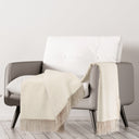 Plaid in Cashmere e Lana Vergine - Iside Plaid Marzotto Beige 