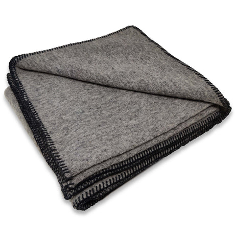 Plaid in Lana Tinta Unita - Giusy Plaid Appodia Plaid Perla 