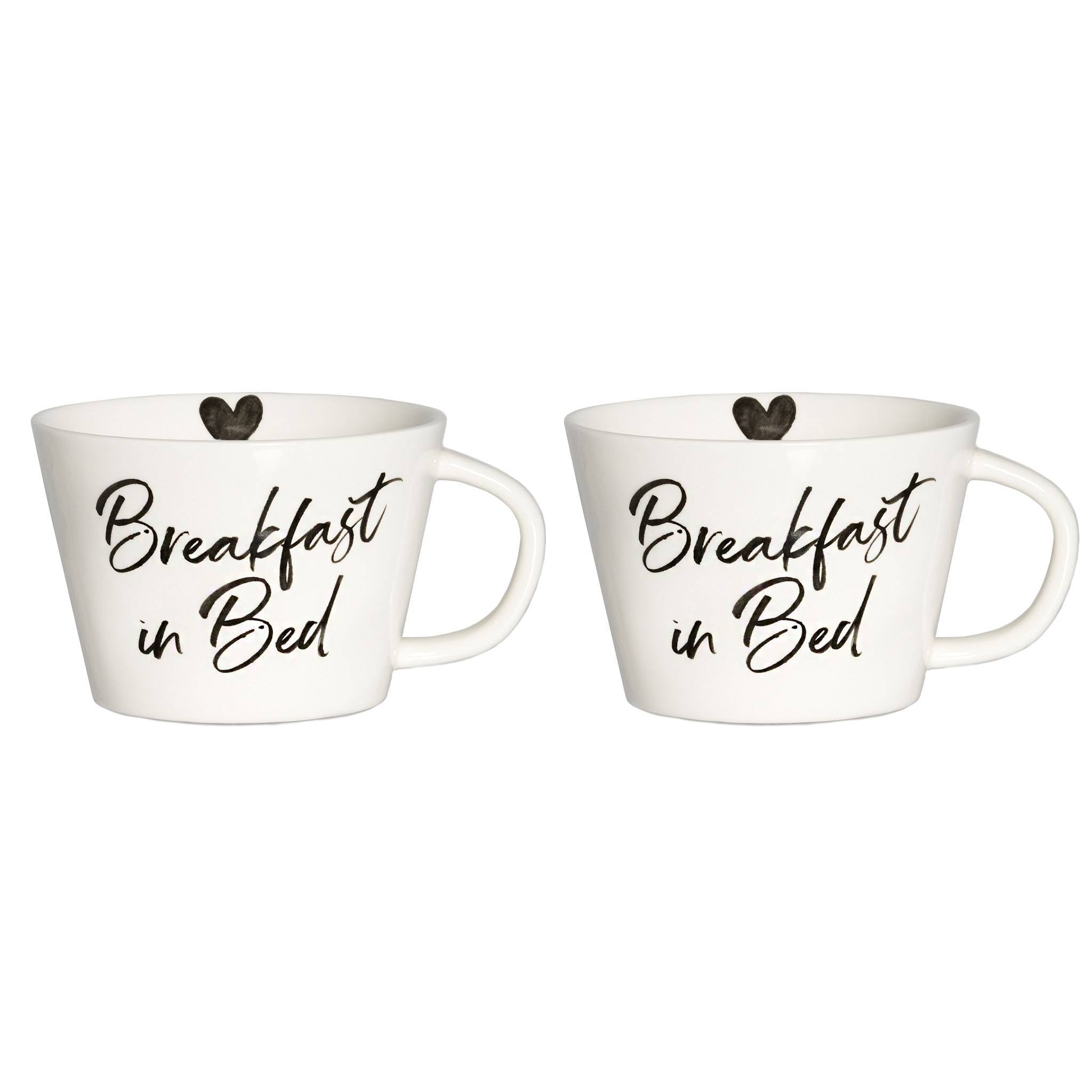 Set 2 Tazze Colazione in Grès - Breakfast in Bed tazze Simple Day 