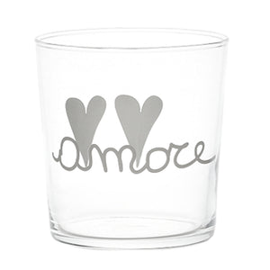 Set 6 Bicchieri Acqua Serigrafati - Amore Bicchieri Simple Day 