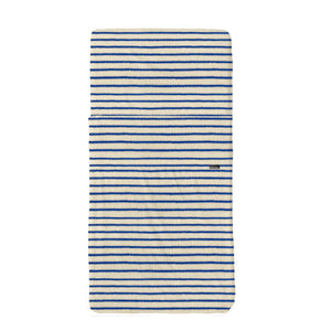 Snurk Completo Letto per Bimbi in Percalle di Cotone - Breton Baby Blue Lenzuola Bimbi Snurk 120x150 cm + 60x120 cm (Culla) 