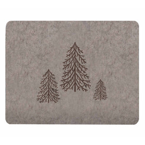 Sottopiatto in Feltro - Abete Daunex Rettangolare 45x35cm Tortora 