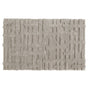 Tappeto in cotone Biologico Motivo Geometrico - Gaufre Tappeto Sorema 50x80 Fango 