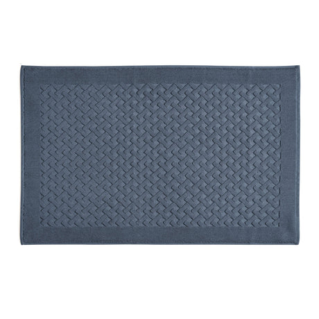 Tappeto in Spugna di Puro Cotone Tinta Unita - Perla Tappeto Lisola 60x90 Avio (Denim) 